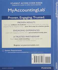 Introduction to Management Accounting -- NEW MyLab Accounting with Pearson eText Access Code