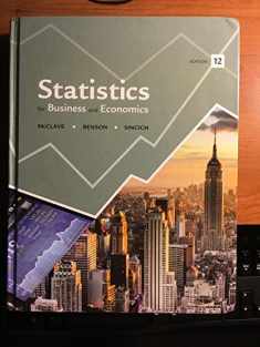 Statistics for Business and Economics (12th Edition)