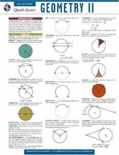 Geometry 2 - REA's Quick Access Reference Chart (Quick Access Reference Charts)