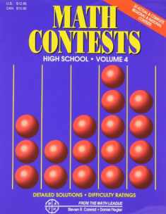 Math Contests: High School, Vol. 4- School Years: 1996-97 through 2000-2001