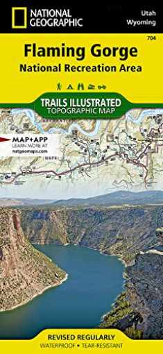 Flaming Gorge National Recreation Area Map (National Geographic Trails Illustrated Map, 704)