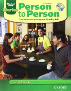 Person to Person: Communicative Speaking and Listening Skills: Student Book, Starter Level