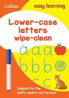 Lower Case Letters: Wipe-Clean Activity Book (Collins Easy Learning Preschool)