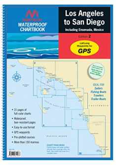 MAPTECH Waterproof Chartbook Los Angeles to San Diego Including Ensenada, Mexico 2nd Edition
