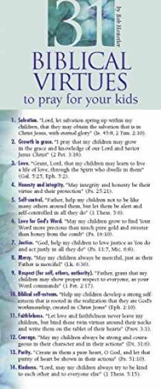 31 Biblical Virtues to Pray for Your Kids 50-pack (Prayer Cards)