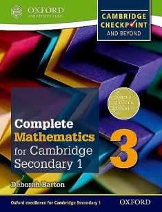 Complete Mathematics for Cambridge Secondary 1 Student Book 3: For Cambridge Checkpoint and beyond (Complete Mathematics for Cambridge Secondary 1, 3)
