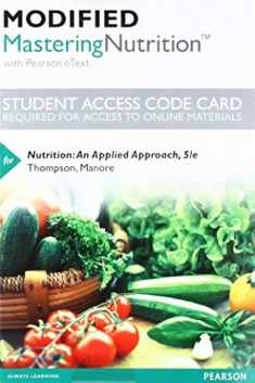 Nutrition: An Applied Approach -- Modified Mastering Nutrition with Pearson eText Access Code + MyDietAnalysis