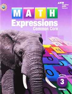 Math Expressions Student Activity Book: Grade 3, Vol. 1
