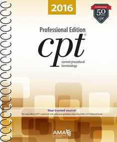 CPT 2016 Professional Edition (Current Procedural Terminology, Professional Ed. (Spiral))