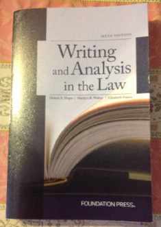 Writing and Analysis in the Law, 6th Edition