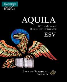 ESV Aquila Wide Margin Reference Bible, Black Goatskin Leather Edge-lined, Red-letter Text, ES746:XRME