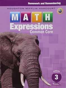Homework & Remembering, Volume 1 Grade 3 (Math Expressions)