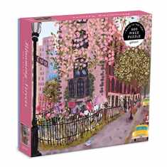 Galison Blooming Streets 500 Piece Puzzle from Galison - Beautifully Illustrated Jigsaw Puzzle of a Local NYC Street, Fun & Challenging, Unique Gift Idea