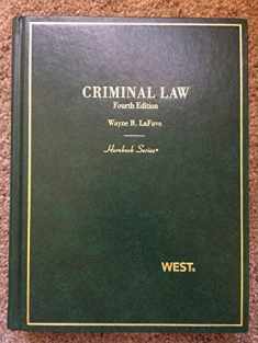 Criminal Law (Hornbook Series)