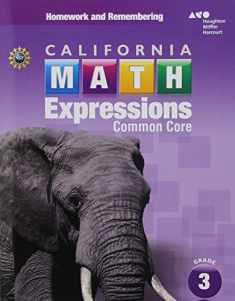 Homework and Remembering Workbook, Volume 1 Grade 3 (Houghton Mifflin Harcourt Math Expressions)