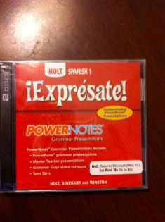 ?Expr?sate!: Powernotes Grammar Presentations CD-ROM Levels 1a/1b/1;?Expr?sate! (¡Exprésate!)