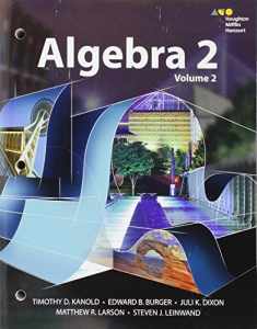 Interactive Student Edition Volume 2 2015 (HMH Algebra 2)