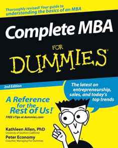 Complete MBA For Dummies, 2nd Edition