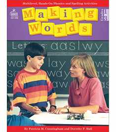 Carson Dellosa Making Words Grade 1-3 Phonics & Spelling Workbook, Compound Words, Rhymes, Blends and Digraphs Spelling & Phonics Activities With Letter Cards, 1st Grade, 2nd Grade, 3rd Grade Workbook