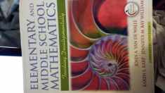 Elementary and Middle School Mathematics: Teaching Developmentally (7th Edition)