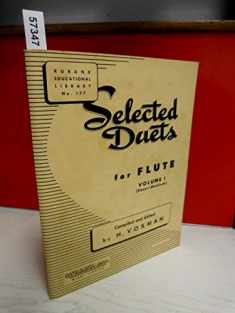 Selected Duets for Flute: Volume 1 - Easy to Medium (Rubank Educational Library, 177)