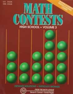 Math Contests High School, Volume 3: School Years 1991-92 Through 1995-96