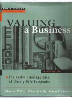 Valuing A Business, 4th Edition