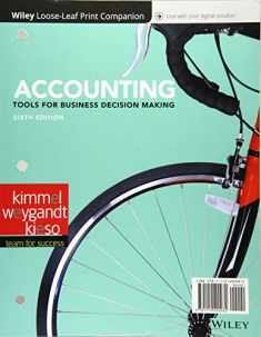 Accounting, Binder Ready Version: Tools for Business Decision Making - Standalone book