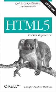 HTML5 Pocket Reference: Quick, Comprehensive, Indispensable (Pocket Reference (O'Reilly))