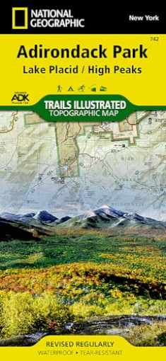 Lake Placid, High Peaks: Adirondack Park Map (National Geographic Trails Illustrated Map, 742)