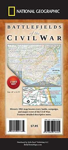 Battlefields of the Civil War Map