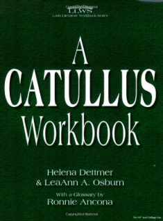 A Catullus Workbook (Latin Literature Workbook Series) (Latin and English Edition)