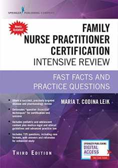 Family Nurse Practitioner Certification Intensive Review, Third Edition: Fast Facts and Practice Questions - Book and Free App – Highly Rated FNP Exam Review Book
