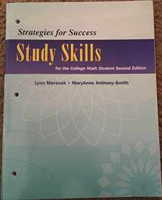 Strategies For Success: Study Skills for the College Math Student (Study Skills in Developmental Math)