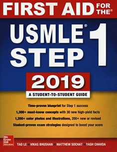 First Aid for the USMLE Step 1 2019, Twenty-ninth edition