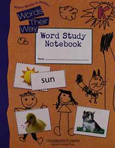 WORDS THEIR WAY LEVEL K STUDENT NOTEBOOK 2005C