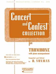 Concert and Contest Collection for Trombone: Solo Book Only (Rubank Educational Library)