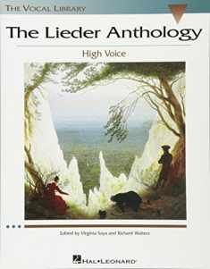 The Lieder Anthology High Voce Ed. V Saya and R. Walters, The Vocal Library