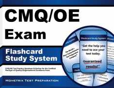 CMQ/OE Exam Flashcard Study System: CMQ/OE Test Practice Questions & Review for the Certified Manager of Quality/Organizational Excellence Exam (Cards)