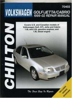 Chilton's Volkswagen Golf & Jetta, 1999-02 (Chilton's Total Car Care Repair Manual)