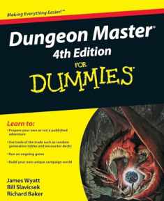 Dungeon Master 4th Edition For Dummies(r)