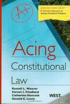 Acing Constitutional Law (Acing Law School) (Acing Series)
