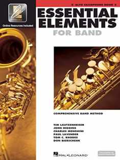 Essential Elements for Band Eb Alto Saxophone - Book 2 with EEi (Book/Online Audio)