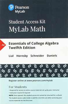 Essentials of College Algebra -- MyLab Math with Pearson eText Access Code
