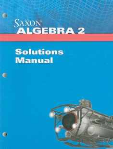 Saxon Algebra 2 Solution Manual