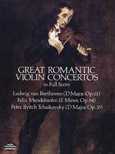 Great Romantic Violin Concertos in Full Score (Dover Orchestral Music Scores)