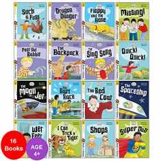 Biff, Chip and Kipper Stage 2 Read with Oxford: 4+: 16 Books Collection Set
