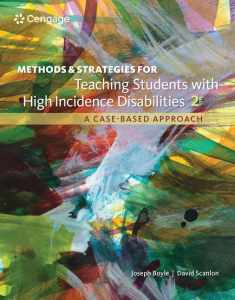 Methods and Strategies for Teaching Students with High Incidence Disabilities