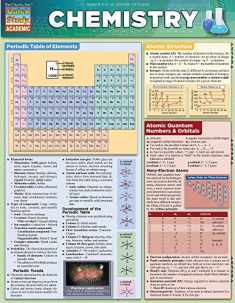 Chemistry: a QuickStudy Laminated Reference Guide (Quick Study Academic)