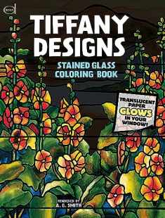 Tiffany Designs Stained Glass Coloring Book (Dover Design Coloring Books)